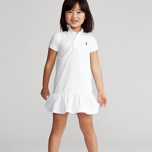 Polo Ralph Lauren Other - NWOT Polo Ralph Lauren Girls Cotton Mesh Polo Dress